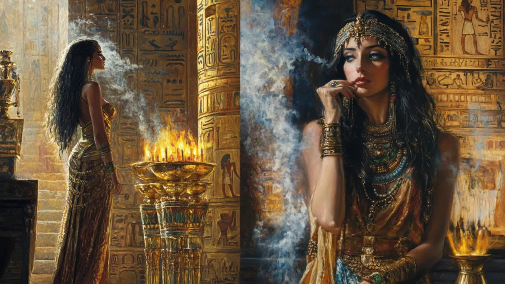 Egyptians used fragrances in religious rituals and personal grooming